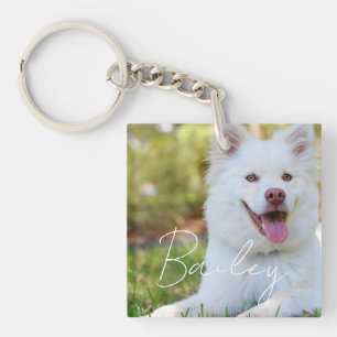Customizable Pet Photos & Name Pet Lovers Gift Key Ring