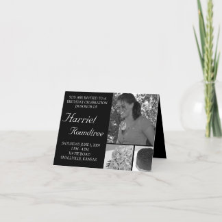 Customizable Photo Birthday Party Invitation