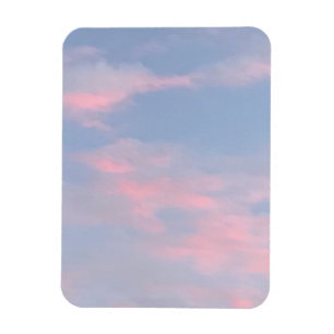 Customizable Pink Clouds Magnet