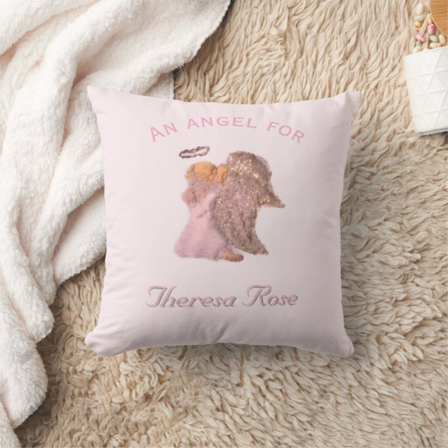 Customizable Praying Angel Cushion (Blanket)