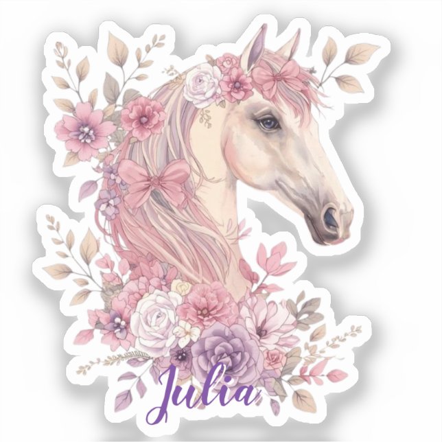 Customizable Pretty Ponies and Petals Horse (Front)