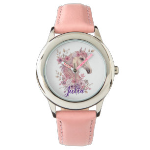 Customizable Pretty Ponies and Petals Watch
