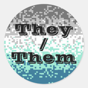 Customizable Pronoun Frayromantic Pride Flag Classic Round Sticker