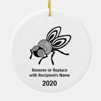 Customizable RBG Fly with Collar Ornament on Black