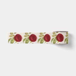 CUSTOMIZABLE RED ROSE Ribbon Satin Ribbon