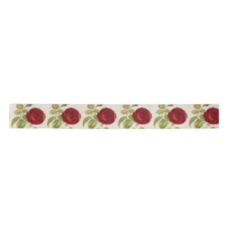 CUSTOMIZABLE RED ROSE Ribbon Satin Ribbon