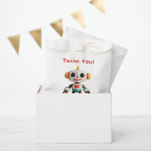 Customizable Robot Kids Favour Bag