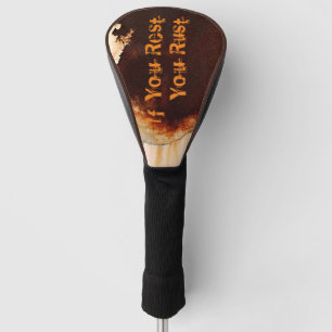 Customizable Rust Art Cool Fun Unique  Golf Head Cover