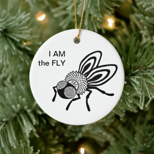 Customizable Ruth Bader Ginsburg Fly Ornament (Tree)