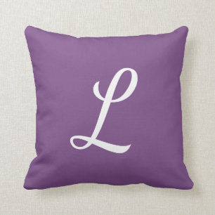Customizable Single Letter Pillow