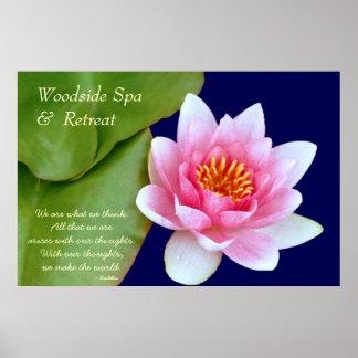 Customizable Spa & Retreat Poster