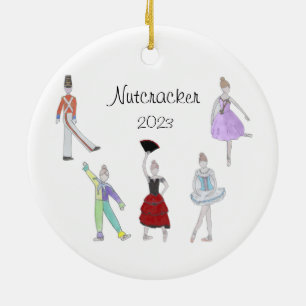 Customizable Spanish/BonBon/Flower/Soldier/Marzi  Ceramic Ornament