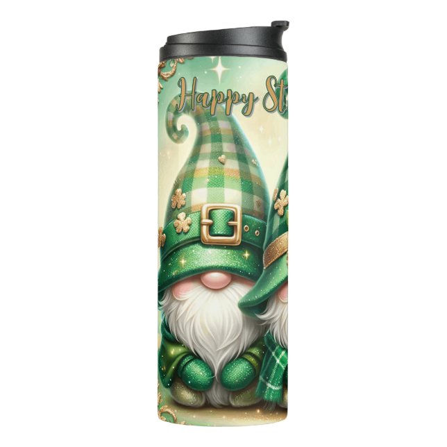 Customizable St. Patrick's Day Thermal Tumbler (Rotated Left)