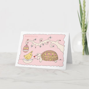 Customizable Star Tortoise Easter Card