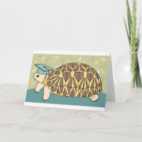 Customizable Star Tortoise Graduation Card 4