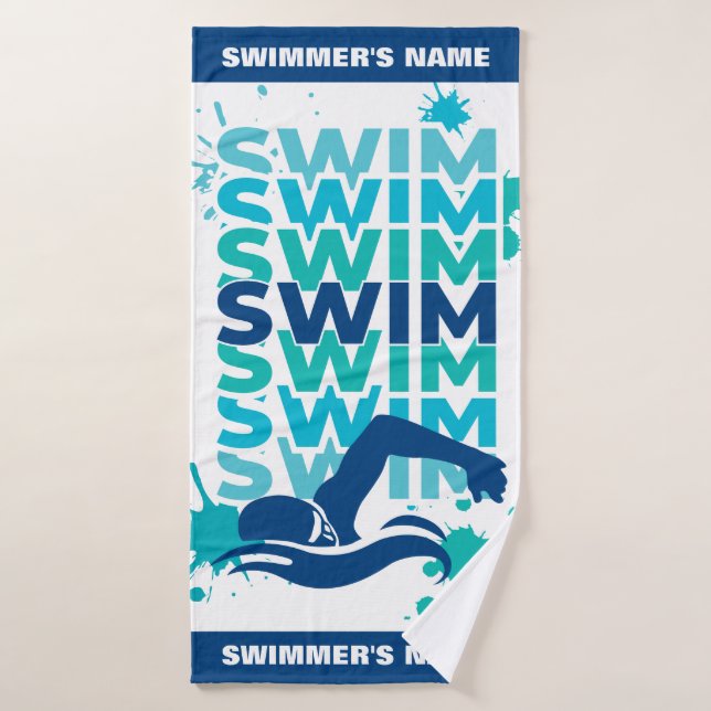 CUSTOMIZABLE Swim Towel (Bath Towel)