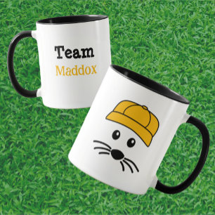 Customizable Team Little Mouse Baseball Player Mug