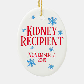 Customizable Transplant Recipient Ceramic Ornament