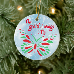 Customizable Transplant Recipient Ceramic Ornament