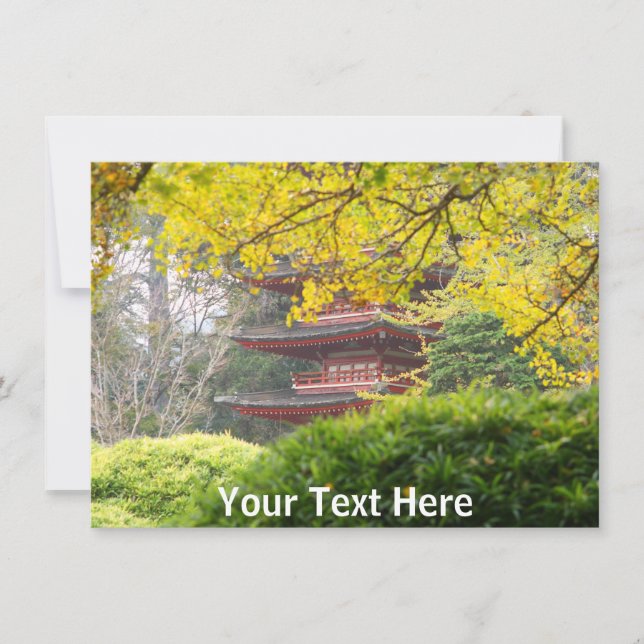 Customizable Treasure Tower, San Francisco card (Front)