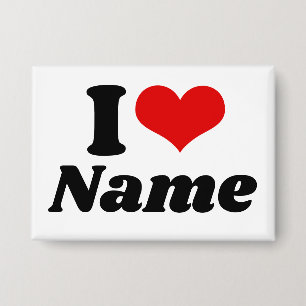 Customizable Valentines Day I love Heart Custom