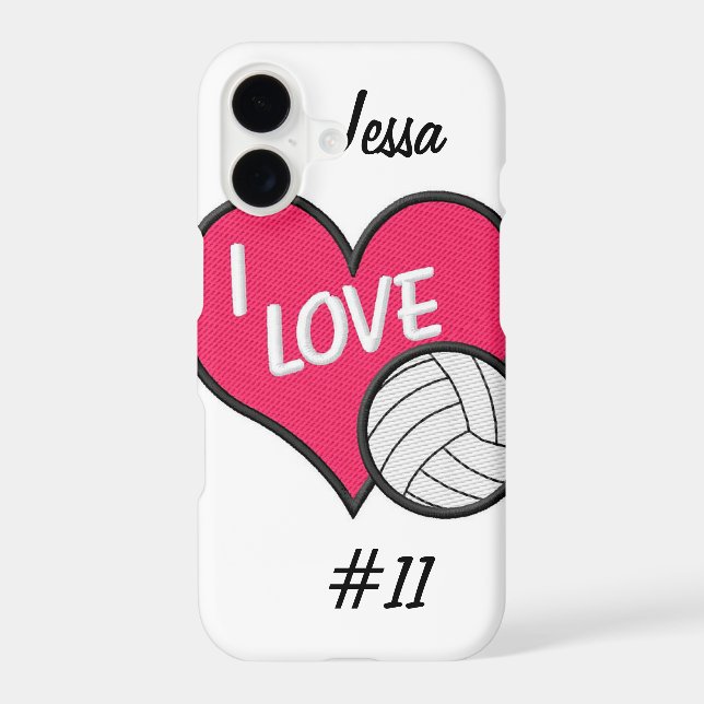 CUSTOMIZABLE Volleyball iPhone 7 CASE (Back)