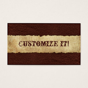 CUSTOMIZABLE Western Leather