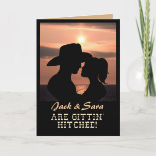 CUSTOMIZABLE Western Wedding INVITATION