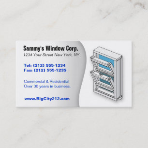 CUSTOMIZABLE Window Installer BC Business Card