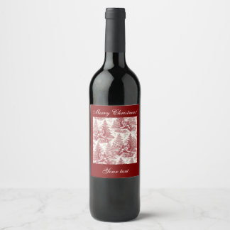 Customizable wine bottle label