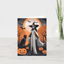 Customizable Witchy Vibes Folding Card