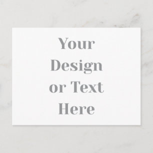 Customizable Your Design or Text Here Personalized Announcement Postcard