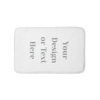 Customizable Your Design or Text Here Personalized Bath Mat