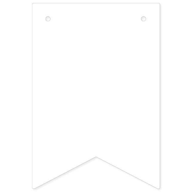 Customizable Your Design or Text Here Personalized Bunting (First Flag)