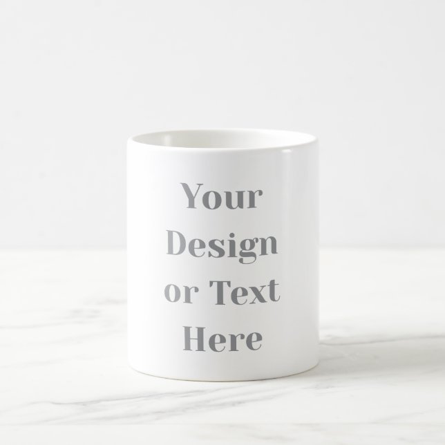 Customizable Your Design or Text Here Personalized Coffee Mug (Center)