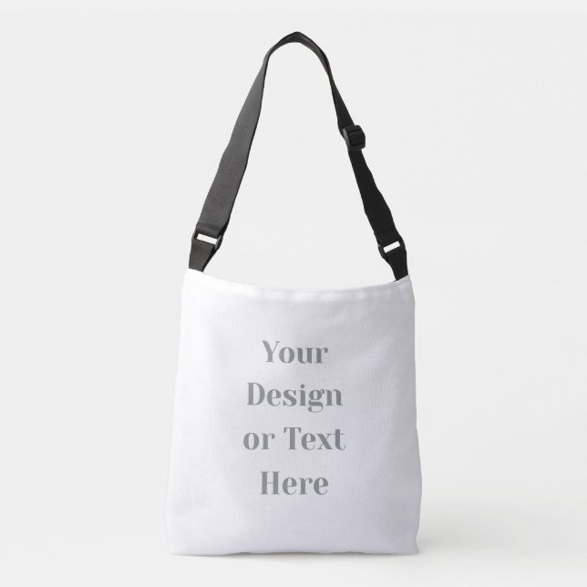 Customizable Your Design or Text Here Personalized Crossbody Bag (Front)