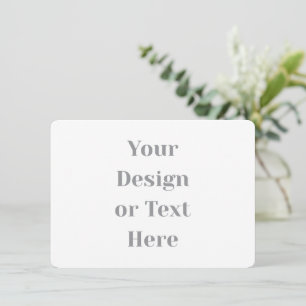 Customizable Your Design or Text Here Personalized Enclosure Card