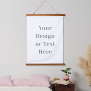 Customizable Your Design or Text Here Personalized Hanging Tapestry