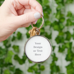 Customizable Your Design or Text Here Personalized Key Ring