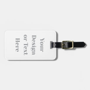 Customizable Your Design or Text Here Personalized Luggage Tag