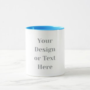 Customizable Your Design or Text Here Personalized Mug
