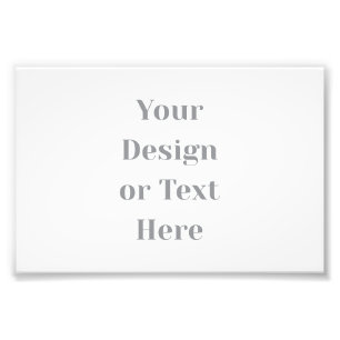 Customizable Your Design or Text Here Personalized Photo Print