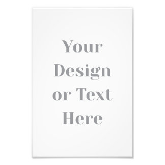 Customizable Your Design or Text Here Personalized Photo Print