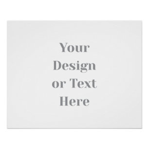 Customizable Your Design or Text Here Personalized Poster