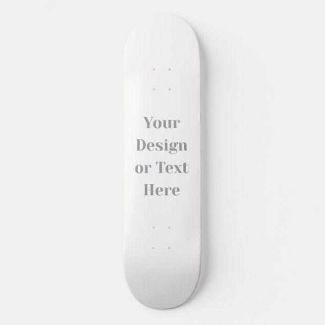 Customizable Your Design or Text Here Personalized Skateboard (Front)