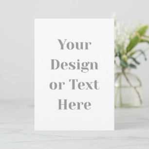 Customizable Your Design or Text Here Personalized Thank You Card