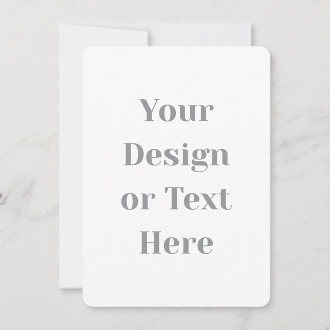 Customizable Your Design or Text Here Personalized Thank You Card (Front)
