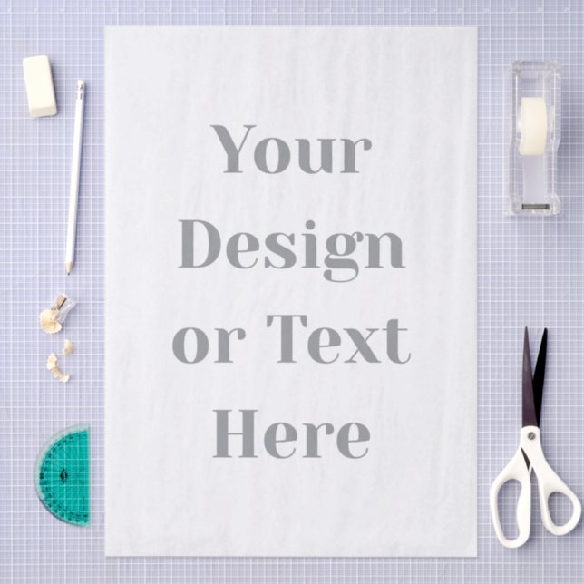 Customizable Your Design or Text Here Personalized Tissue Paper (Craft)