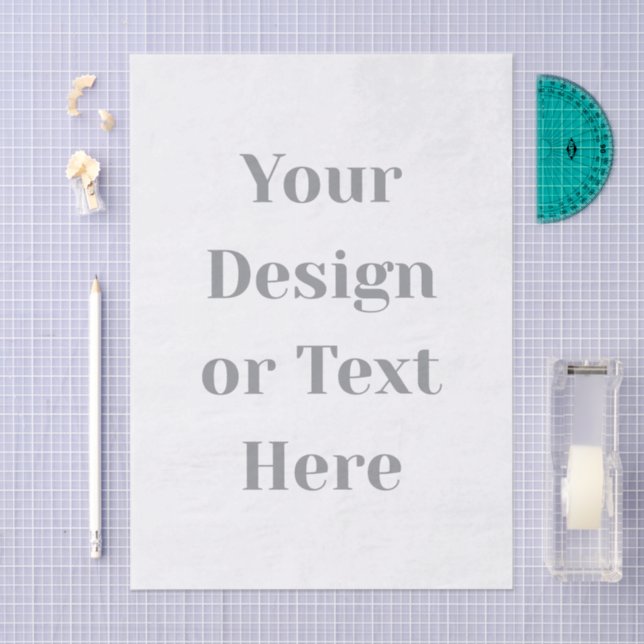 Customizable Your Design or Text Here Personalized Tissue Paper (Craft)