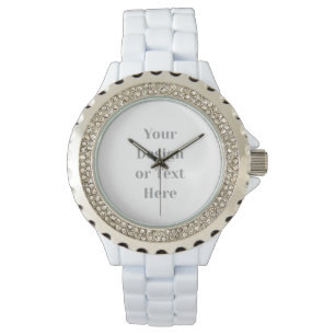 Customizable Your Design or Text Here Personalized Watch